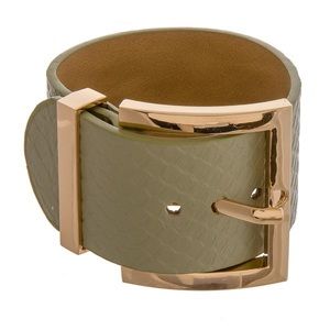 Snakeskin Buckle Bracelet